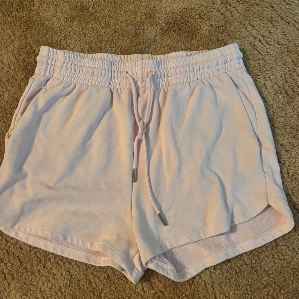 H&M Pink Athletic Shorts with Elastic Waistband